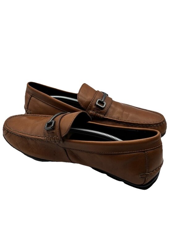 Coach Brown Leather Horsebit Loafers Mens 10.5 D Driving Moccasins Shoes main image 9